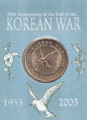 2003 B Australia $1 (Korean War) K000016